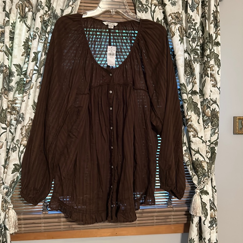 NWT American Eagle peasant blouse xxl